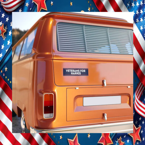 Veterans For Harris Bumper Sticker