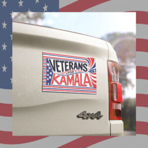 Veterans For Kamala Car Magnet
