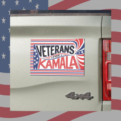 Veterans For Kamala Car Magnet