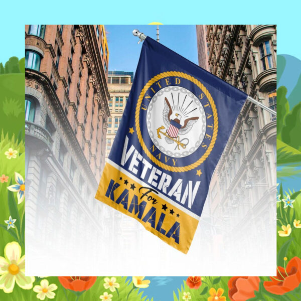 Veterans For Kamala Flag