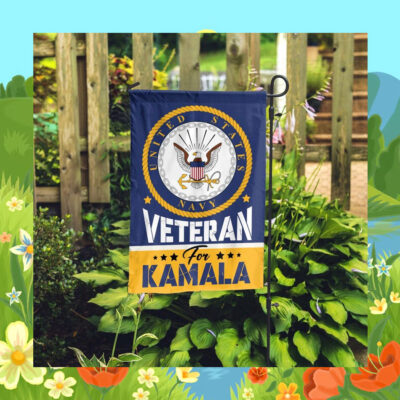 Veterans For Kamala Flag