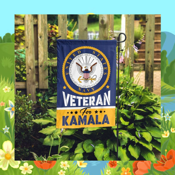 Veterans For Kamala Flag