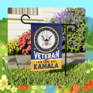 Veterans For Kamala Flag