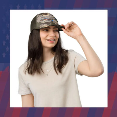 Veterans for Harris Walz Trucker Hat