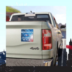 Vote Blue Minnesota 2024 Harris Walz Car Magnet