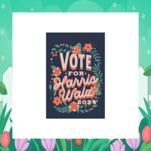 Vote For Harris Walz 2024 Flags