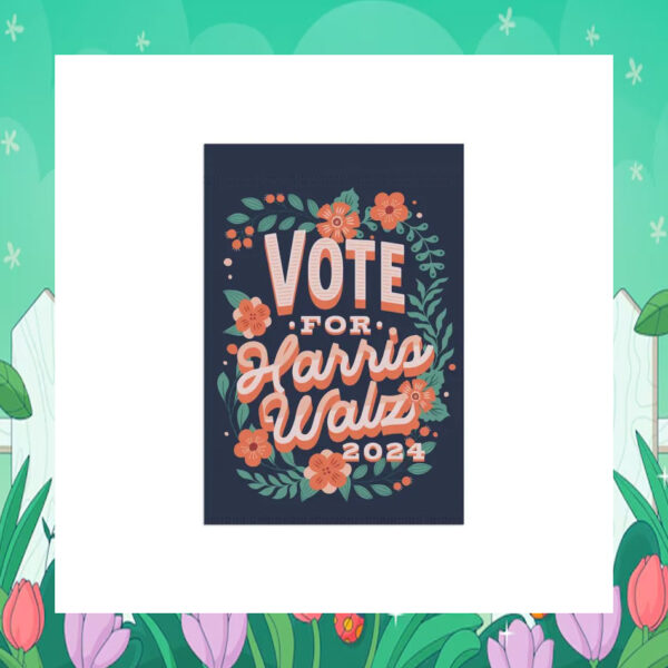 Vote For Harris Walz 2024 Flags