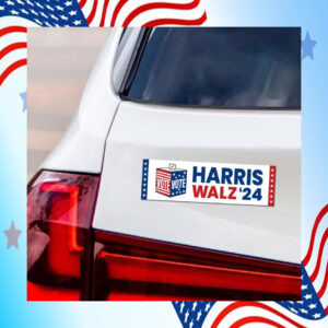 Vote Harris Walz 24 Car Magnets
