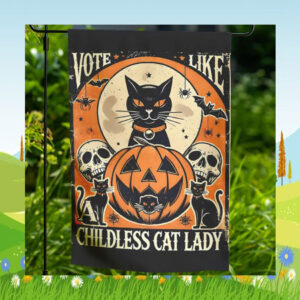Vote LIke Childless Cat Lady Kamala Harris Flag