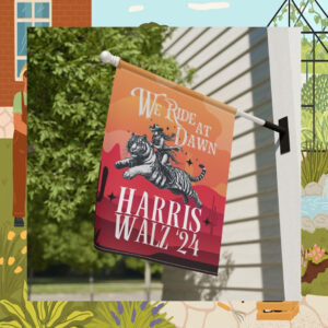 We Ride At Dawn Harris Walz '24 Flag