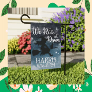 We Ride At Dawn Harris Walz 24 Halloween Flag