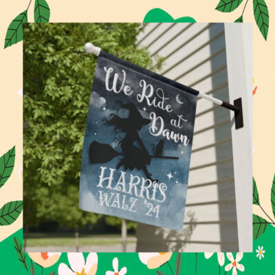 We Ride At Dawn Harris Walz 24 Halloween Flag