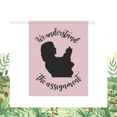 We Understand the Assignment Harris Walz 2024 Garden Flag