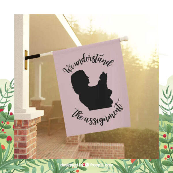 We Understand the Assignment Harris Walz 2024 Garden Flag