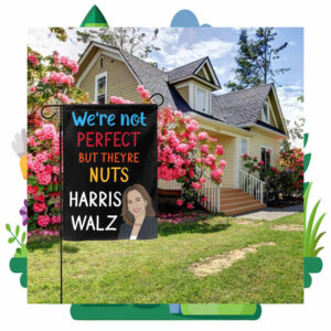 We're Not Perfect But Theyre Nuts Harris Walz Flags