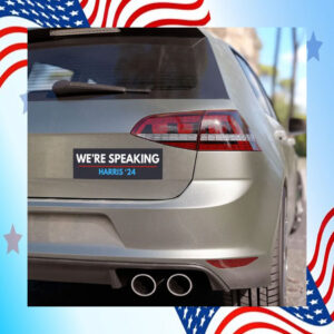 We're Speaking Harris 24 Car Magnet