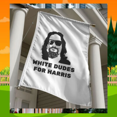 White Dudes For Harris Flag
