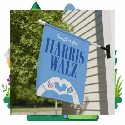 Wifties For Harris Walz 2024 Flag