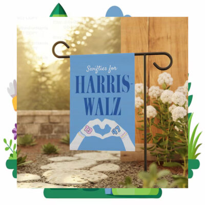 Wifties For Harris Walz 2024 Flag