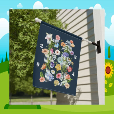Wildflower Kamala Harris 2024 Garden and House Flag