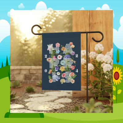 Wildflower Kamala Harris 2024 Garden and House Flag