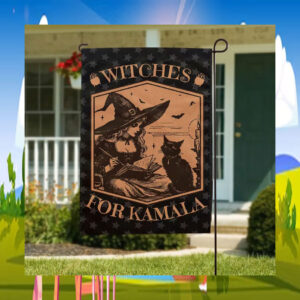 Witches For Cat Kamala Harris Halloween Flag