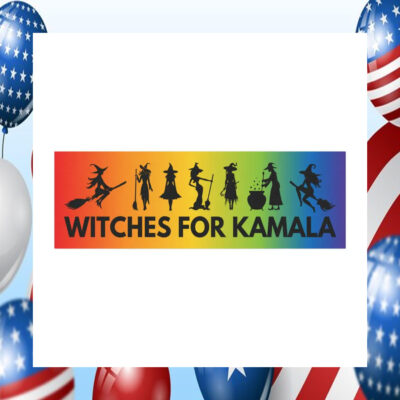 Witches For Kamala Car Magnet