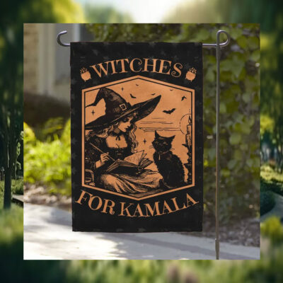 Witches For Kamala Halloween Flag