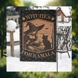Witches For Kamala Halloween Flag