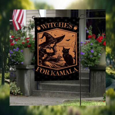 Witches For Kamala Halloween Flag
