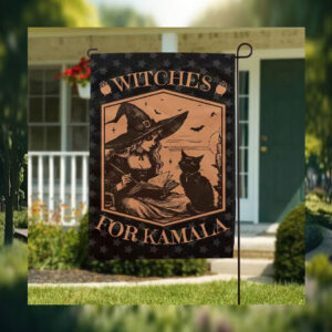 Witches For Kamala Halloween Flag