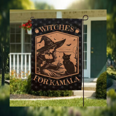 Witches For Kamala Halloween Flag