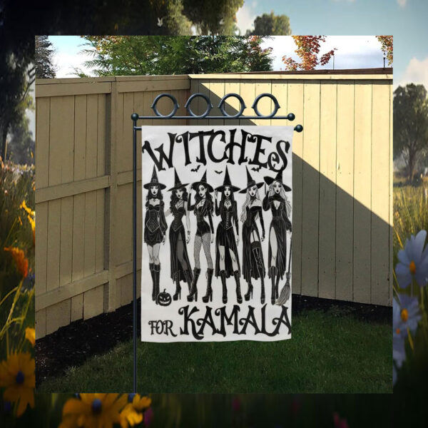 Witches For Kamala Halloween Spooky Flag