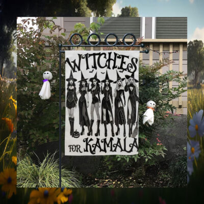 Witches For Kamala Halloween Spooky Flag