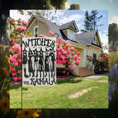 Witches For Kamala Halloween Spooky Flag