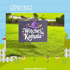 Witches For Kamala Halloween Yard Signs