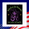 Witches for Kamala 2024 Cat Votes, Not Spells Poster