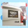 Women All The Way! Harris Walz 2024 Car Magnets