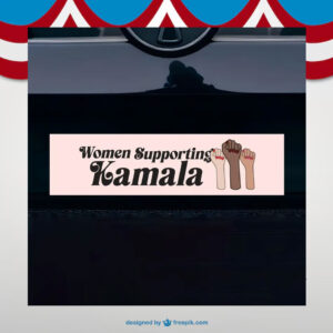 Women Support Kamala Stickers