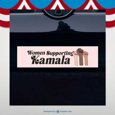 Women Support Kamala Stickers