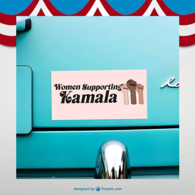 Women Support Kamala Stickers