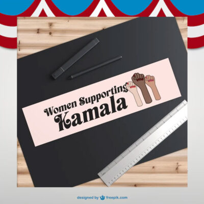 Women Support Kamala Stickers