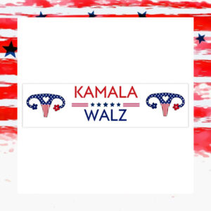 Women Vote Kamala Walz 2024 Sticker