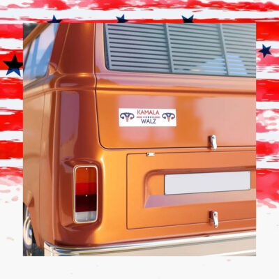 Women Vote Kamala Walz 2024 Sticker