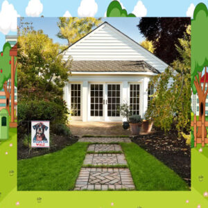 Woofs for Walz Garden Banner Flag