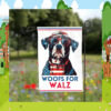 Woofs for Walz Garden Banner Flag