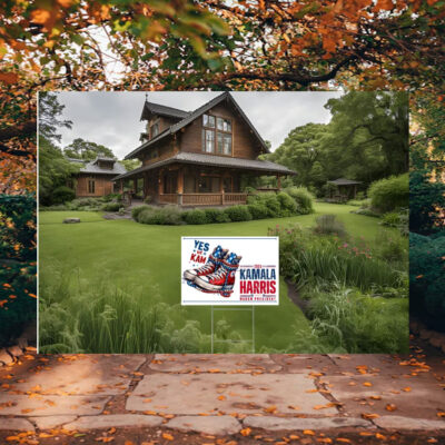 Yes We Kam 2024 Kamala Harris Madam President Cat Yard Sign