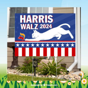 2024 Cat Harris Walz Yard Sign