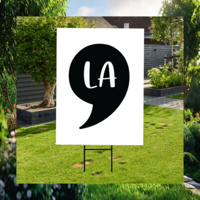 2024 Comma La Kamala Harris Yard Signs
