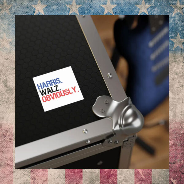 2024 Harris Walz Obviously Sticker